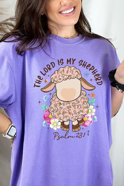 LF DTF LORD IS MY SHEPARD - HEATEHR PURPLE