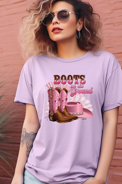 BC DTF BOOTS ON THE GROUND - HEATHER LAVENDER