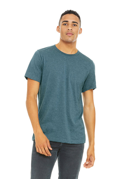 Bella Canvas 3001 CVC - HTR Deep Teal