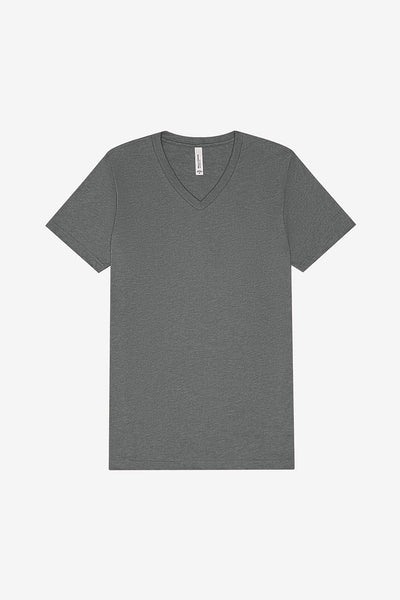 Bella Canvas 3005 CVC V-Neck Short Sleeve - Deep Heather