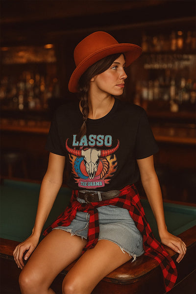 BC DTF LASSO DRAMA - BLACK