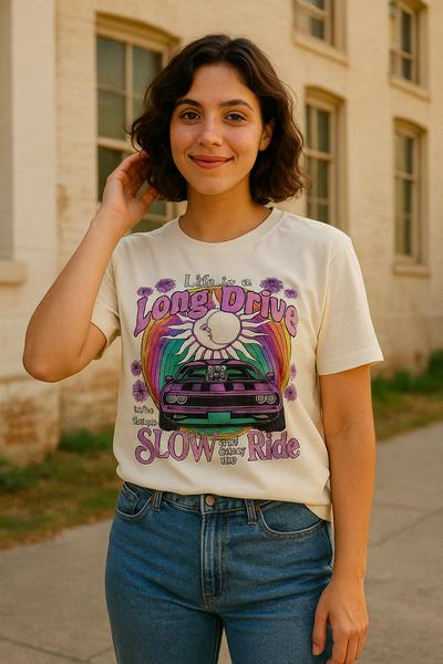 CC LIFE IS A LONG DRIVE - IVORY