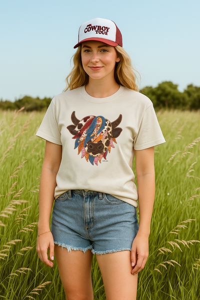 BC DTF FABRIC COW - CREAM