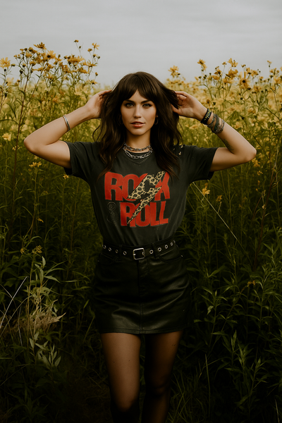 BC DTF ROCK N ROLL - BLACK