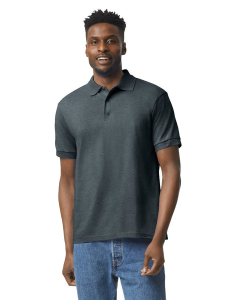 Gildan 8800 Polo T-Shirt - Dark Heather