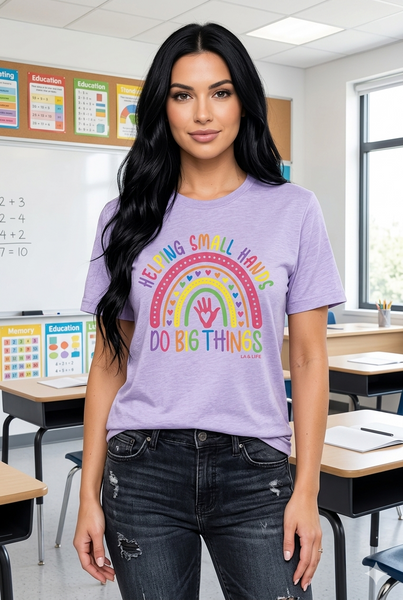 BC DTF HELPING TEE - LAVENDER