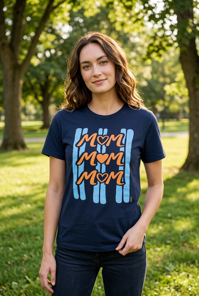 BC DTF MOM TEE - BLACK