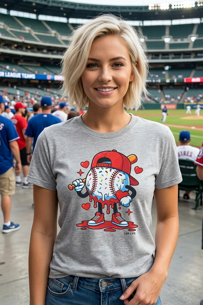 GILDIAN DTF BASEBALL HAT TEE - SPORT GREY