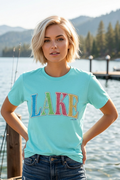 CC LAKE TEE - LAGGON BLUE