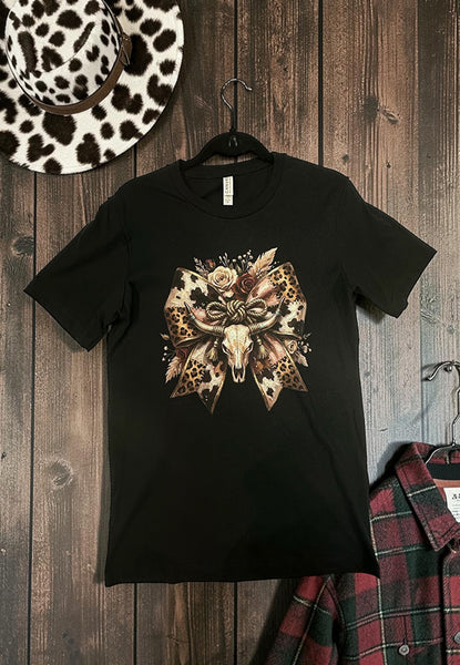 BC DTF BOW STEER HEAD TEE - BLACK