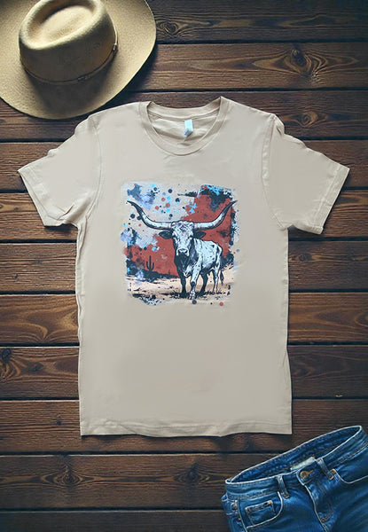 BC DTF DESERT BISION TEE - SANDUNE