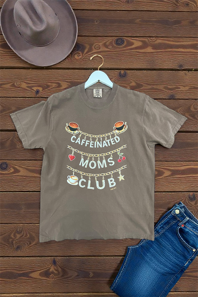 CC DTF CAFF MOMS CLUB - ESPRESSO