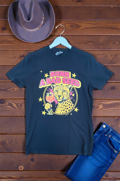 CC DTF BORN A BAD SEED TEE - BLACK