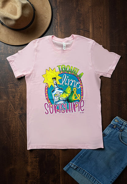 BC TEQUILA LIME TEE - PINK