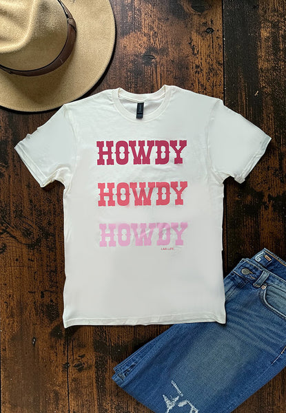 GILDIAN DTF HOWDY TEE - CREAM