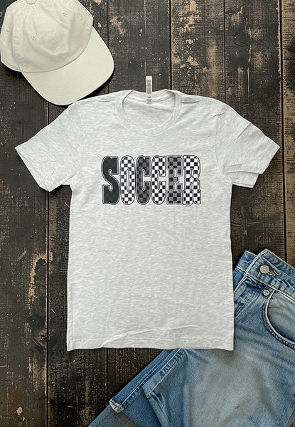 BC DTF SOCCER TEE - ASH