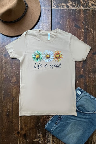 BC DTF LIFE IS GOOD TEE - SANDUNE