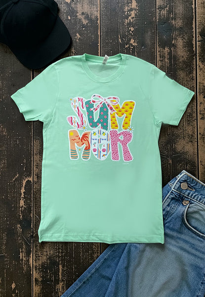 BC DTF SUMMER TEE - MINT