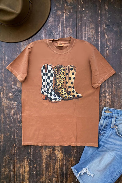 CC DTF 3 BOOTS TEE - YAM