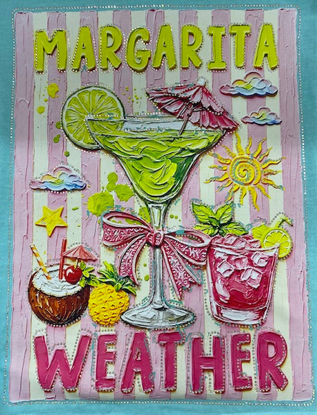 Margarita Weather Rhinestone DTF Transfer