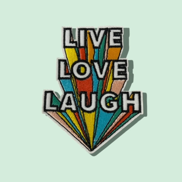 LIVE LOVE LAUGH HAT PATCH