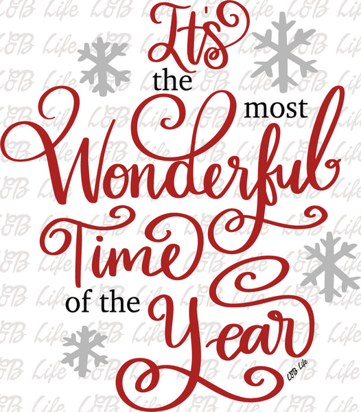 ITS THE MOST WONDERFUL TIME OF THE YEAR