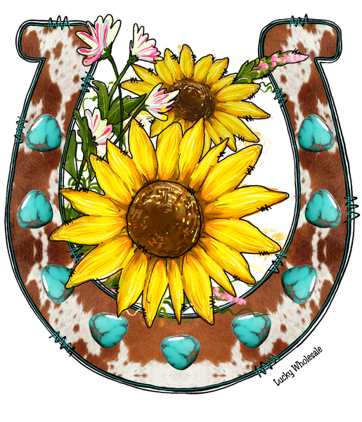 SUNFLOWER HORSESHOE
