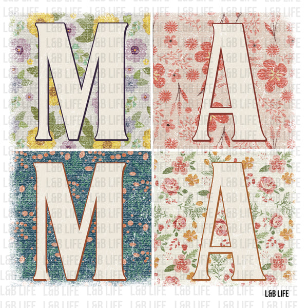 MAMA FLOWER PRINT