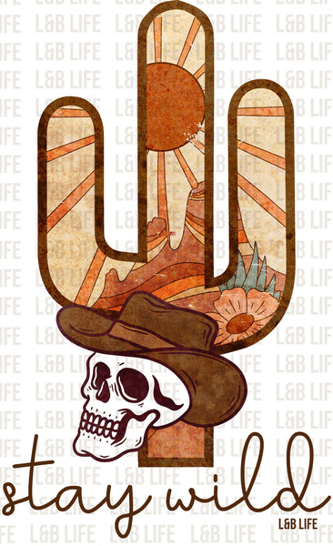 STAY WILD CACTUS