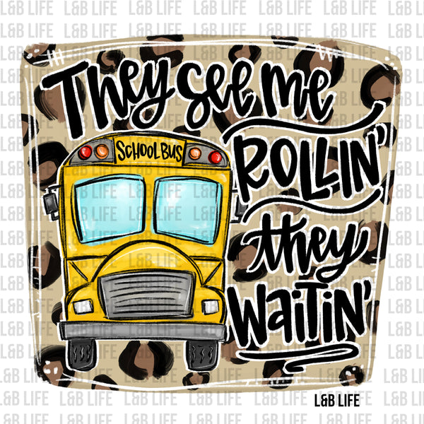 THEY SEE ME ROLLIN THEY WAITIN