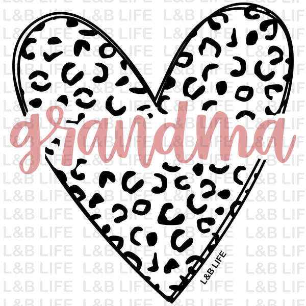 GRANDMA LEO HEART