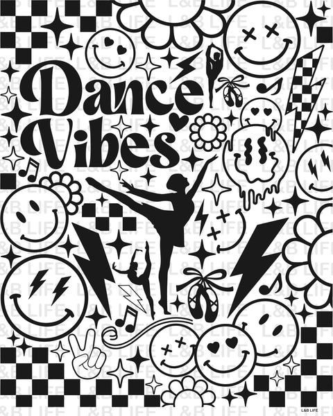 DANCE VIBES CHECKER BOLTS