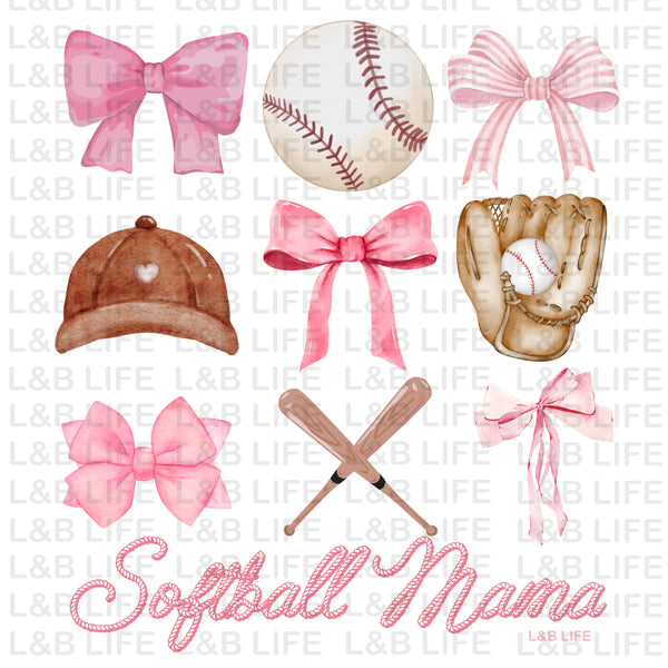 BASEBALL BOWS MAMA