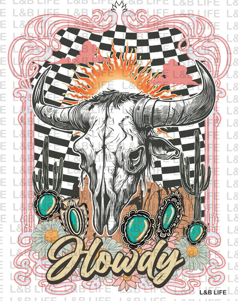 CONCHO HOWDY STEER ( BACK)