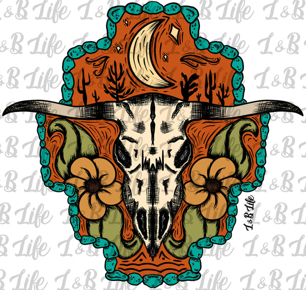 FLOWER STEER AZTEC