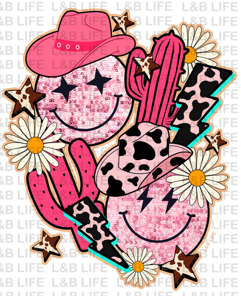 BOLT EYES SMILEY COWBOY HAT