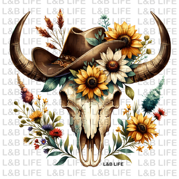 SUNFLOWER STEER HEAD