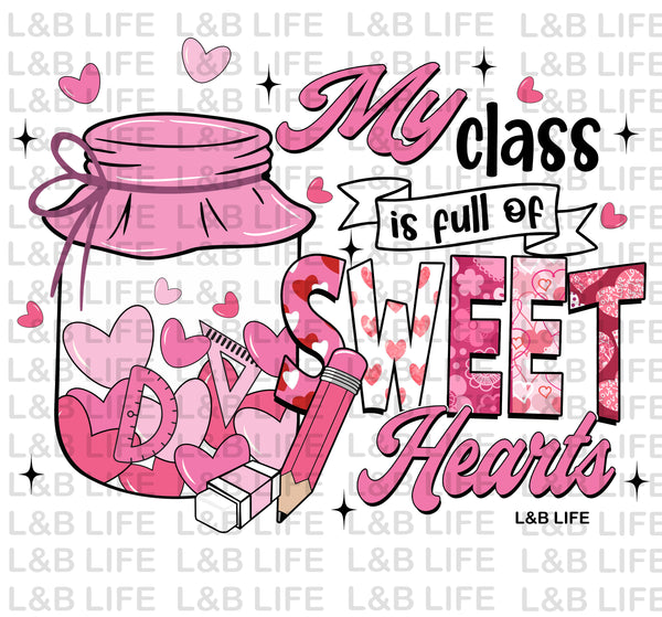 MY CLASS IS FULL OF SWEET HEARTS