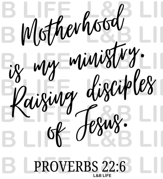 MOTHERHOOD IS MY MINISTRY