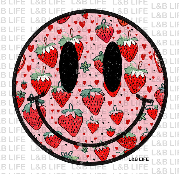 STRAWBERRY HAPPY FACE