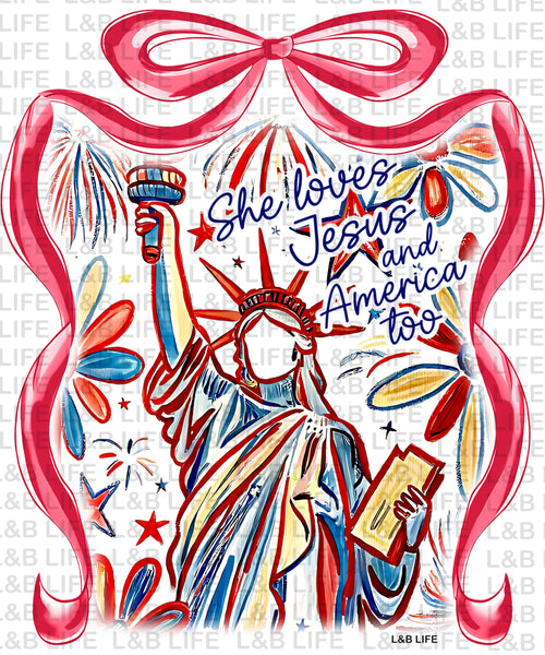 SHE LOVES JESUS AND AMERICA TOO