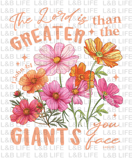 THE LORD IS GREATER THAN