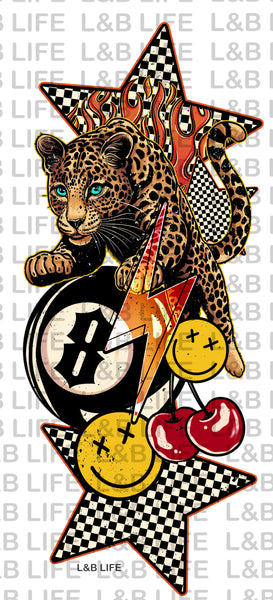 TIGER AND STARS ( FRONT )