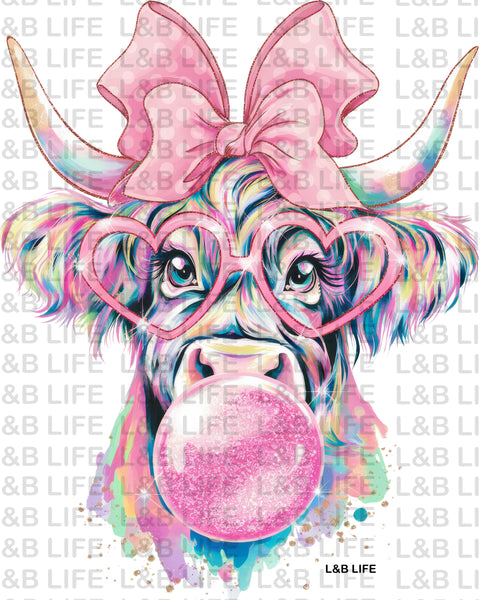 BUBBLE GUM COW