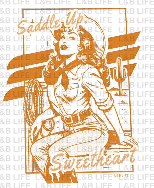 SADDLE UP SWEET HEART