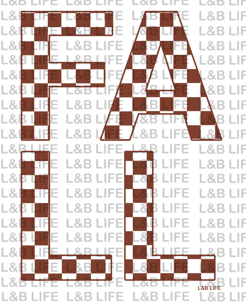 CHECKER FALL