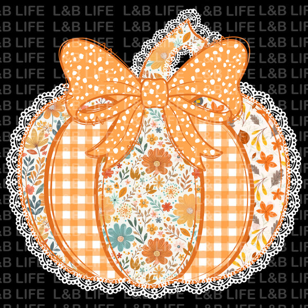 FLORAL PUMPKIN