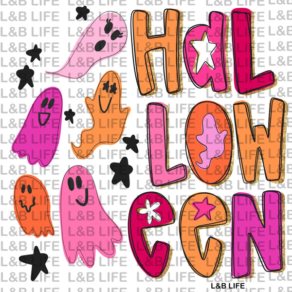 HALLOWEEN PINK GHOST