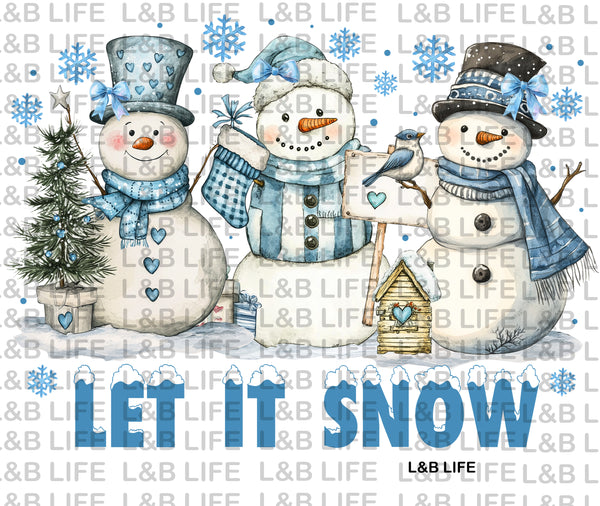 LET IT SNOW SNOWMANS