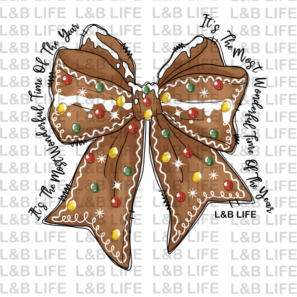 GINGERBREAD BOW